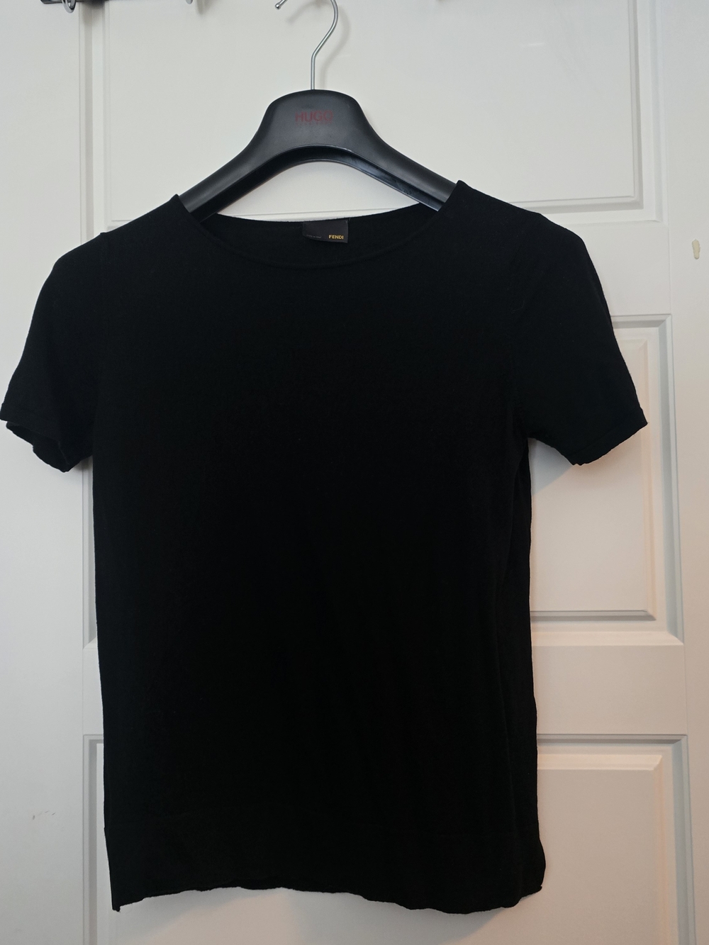 2 Vintage Fendi Black Crewneck Shirt